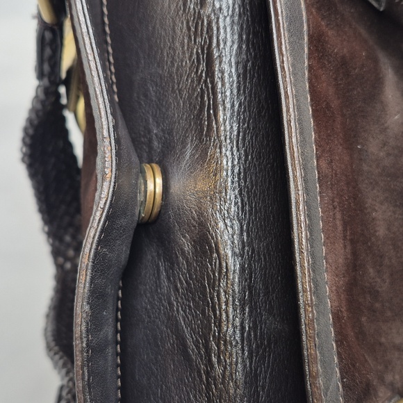 MCM Black and Brown Leather Tote - Picture 11 of 17